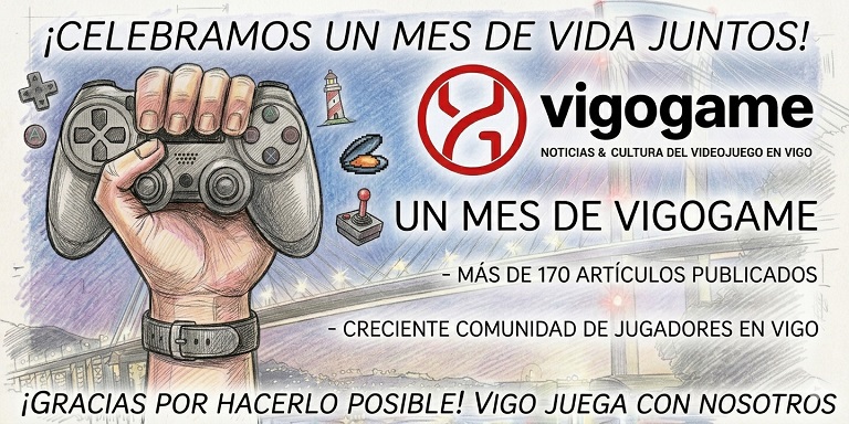 ¡Cumplimos un mes! Así crece Vigogame, el nuevo rincón del videojuego en Vigo