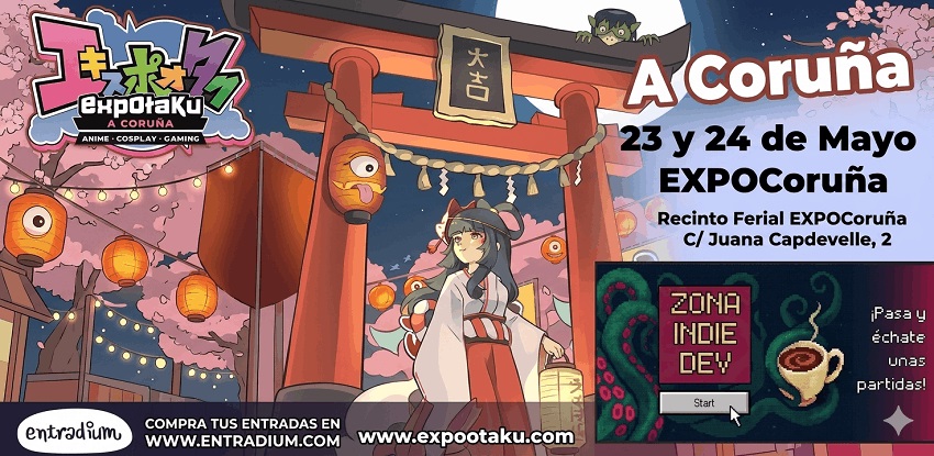 La Zona Indie Dev será la gran protagonista de la ExpOtaku A Coruña 2026
