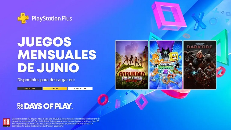 PlayStation Plus se sale en junio: desvelados los tres juegazos mensuales