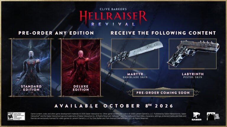 Clive Barker’s Hellraiser: Revival se lanza el 8 de octubre