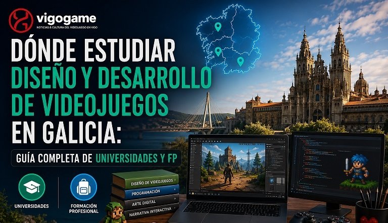 Dónde estudiar diseño y desarrollo de videojuegos en Galicia: Guía completa de Universidades y FP