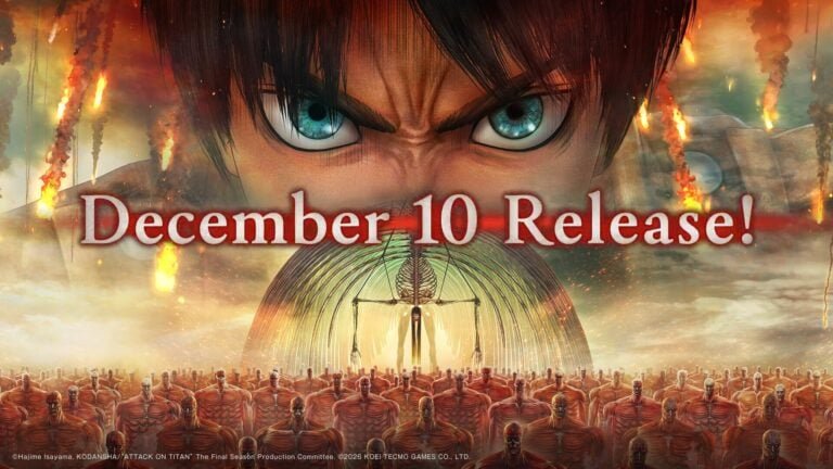 Attack on Titan 3 es anunciado oficialmente y llegará el 10 de diciembre
