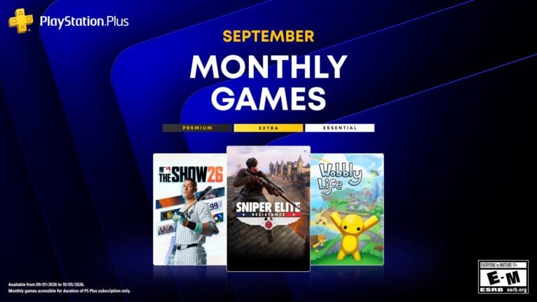 Confirmados los juegos mensuales de PlayStation Plus para septiembre de 2026