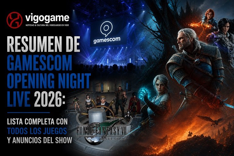 Resumen de Gamescom Opening Night Live 2026: lista completa con todos los juegos y anuncios del show