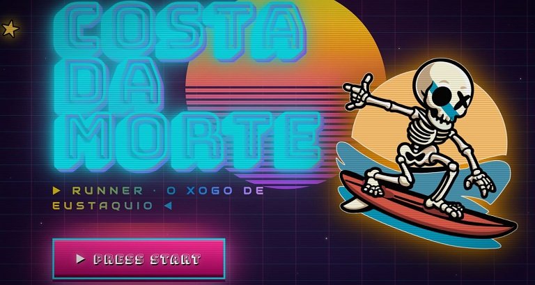 ‘Costa da Morte Runner’: El videojuego gratuito en pixel art que convierte el patrimonio gallego en una aventura arcade